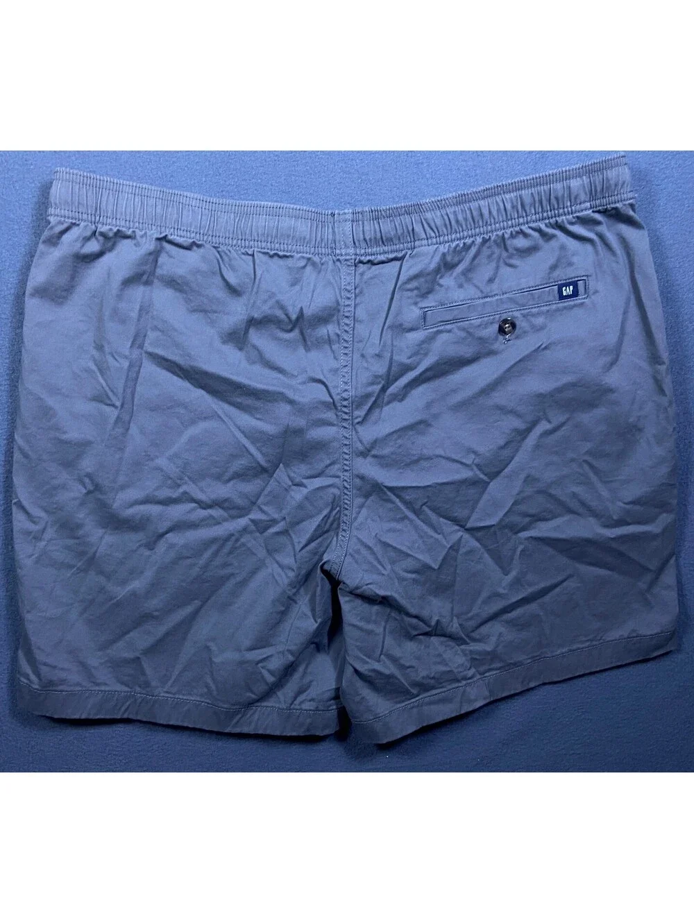 GAP Men's Gray Casual Shorts XXL Elastic Waist Drawstring Beach Comfort